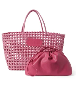 Basket Net Bag Con Mini Pouch Corredata In Ecopelle^MSGM Cheap