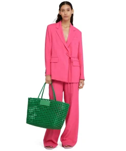 Basket Net Bag Con Mini Pouch Corredata In Ecopelle^MSGM Cheap