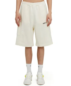Bermuda In Cotone Organico Della Capsule Fantastic Green^MSGM Best