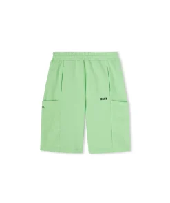 Bermuda In Cotone Organico Della Capsule Fantastic Green^MSGM Hot