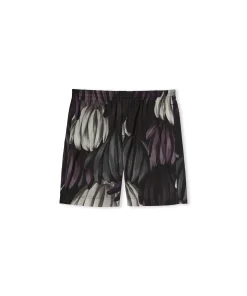 Bermuda In Cotone Popeline Con Stampa "Bananas"^MSGM Clearance
