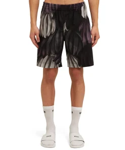 Bermuda In Cotone Popeline Con Stampa "Bananas"^MSGM Clearance