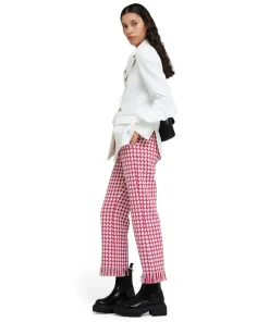 Blazer Doppiopetto In Double Crepe Cady Con Rouches Applicate^MSGM Best Sale