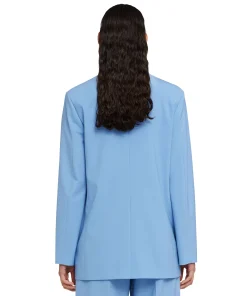 Blazer Doppiopetto In Fresco Lana Con Maniche Apribili^MSGM Online