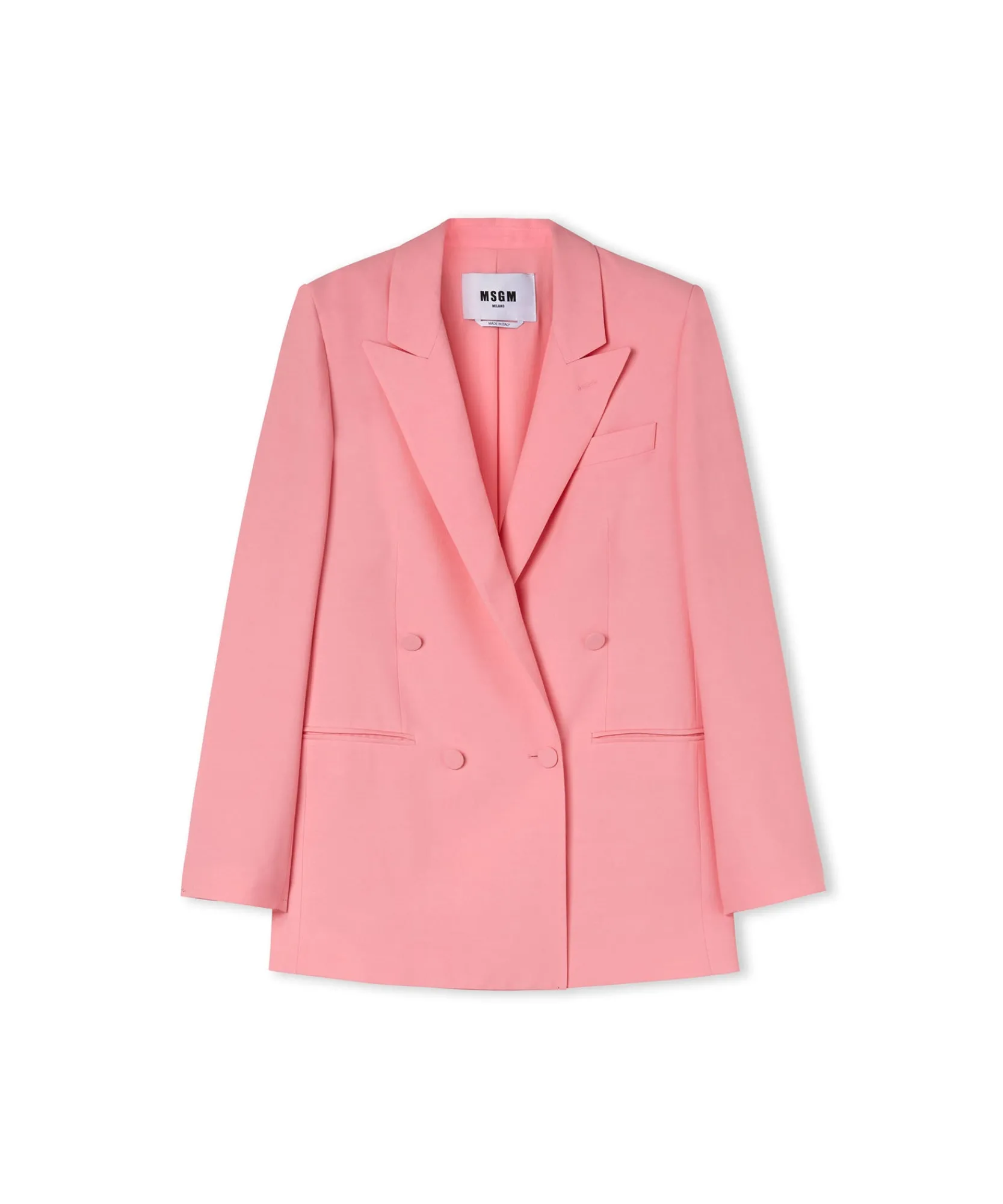 Blazer Doppiopetto In Viscosa^MSGM Hot