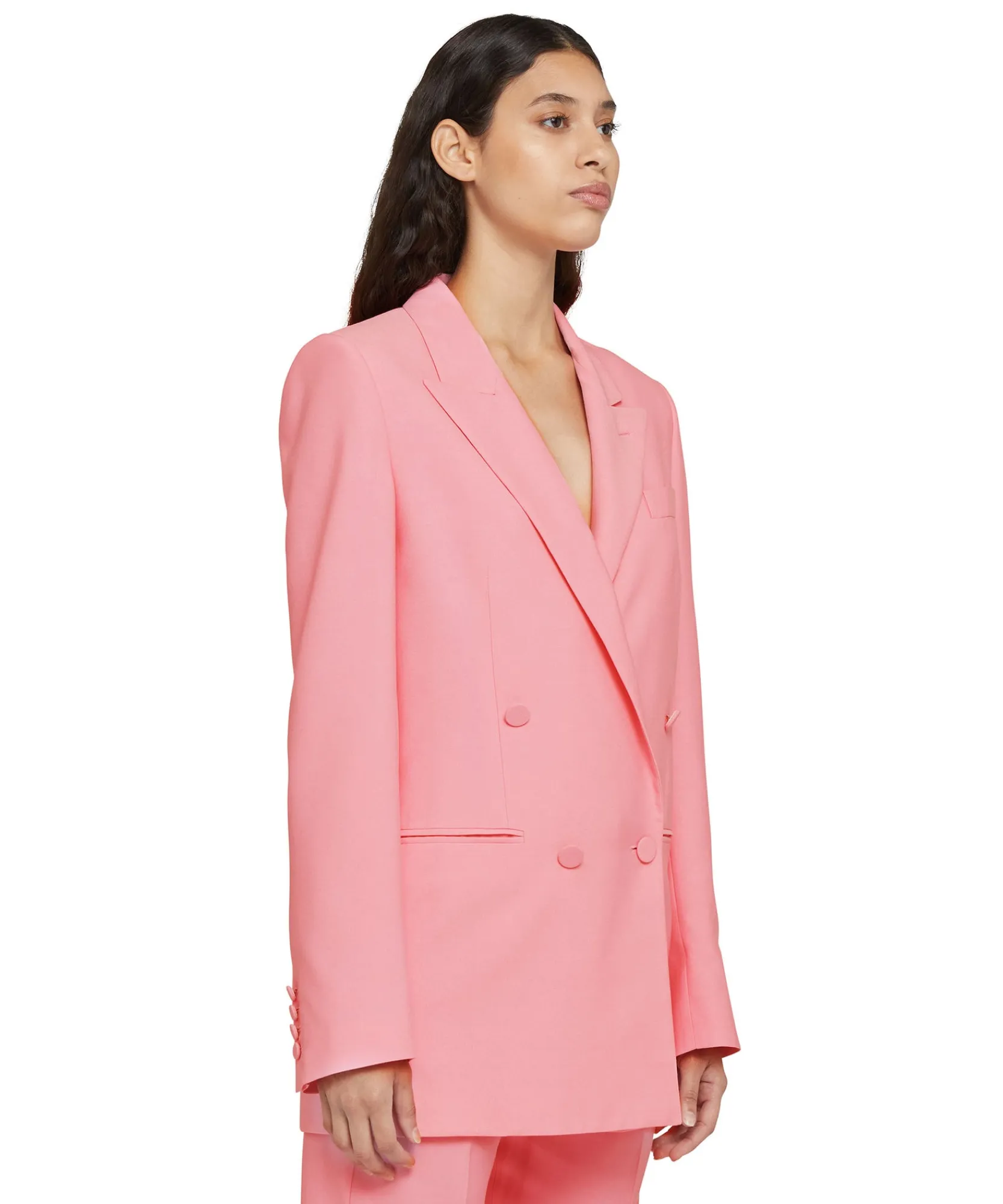 Blazer Doppiopetto In Viscosa^MSGM Hot