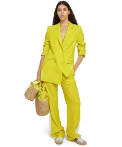 Blazer Doppiopetto In Viscosa^MSGM Sale