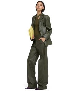 Blazer Monopetto In Eco-Pelle^MSGM Sale