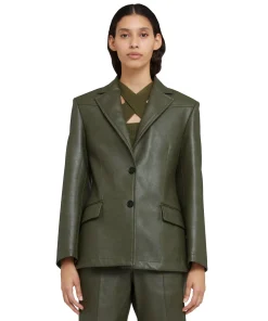 Blazer Monopetto In Eco-Pelle^MSGM Fashion