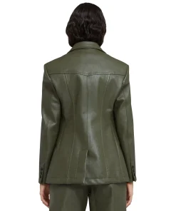 Blazer Monopetto In Eco-Pelle^MSGM Fashion