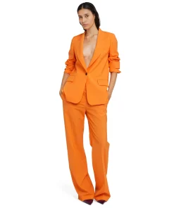 Blazer Monopetto In Fresco Lana^MSGM Store
