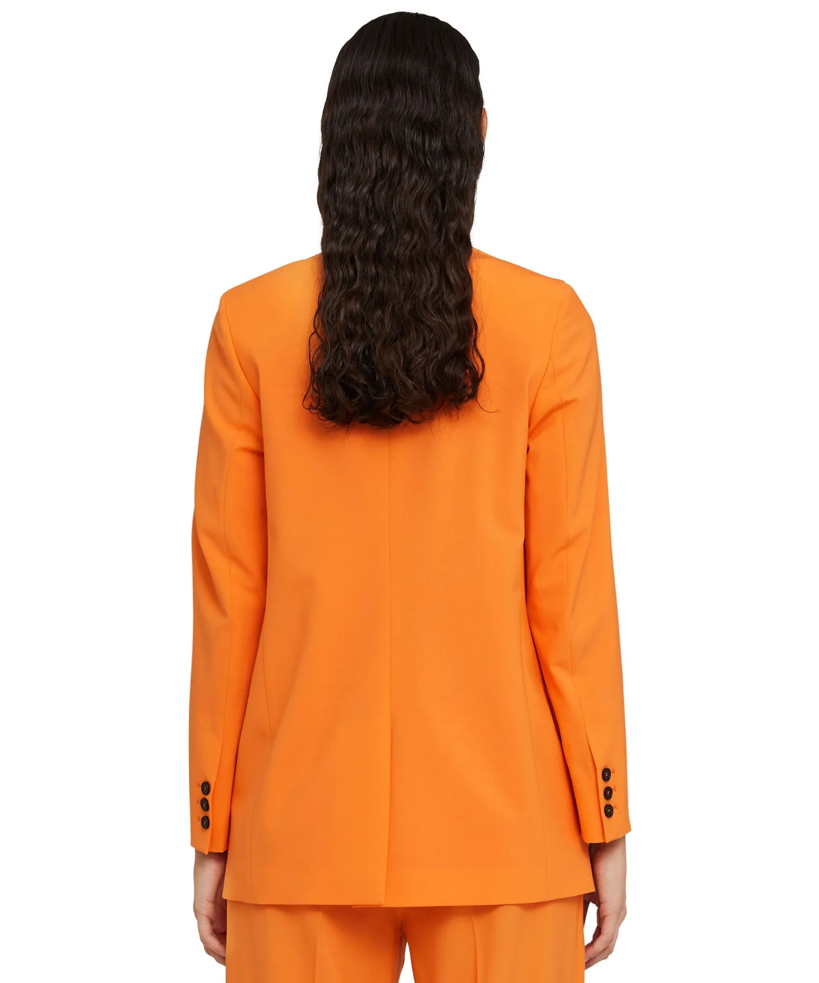 Blazer Monopetto In Fresco Lana^MSGM Store