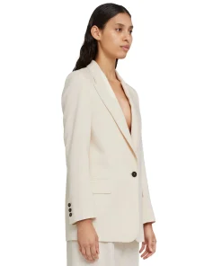 Blazer Monopetto In Viscosa Grezza^MSGM Online