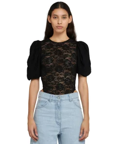 Body In Pizzo Con Maniche A Sbuffo^MSGM Online