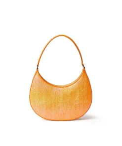 Borsa Piccola A Spalla "Hobo" In Ecopelle Craquele Sfumata^MSGM Shop