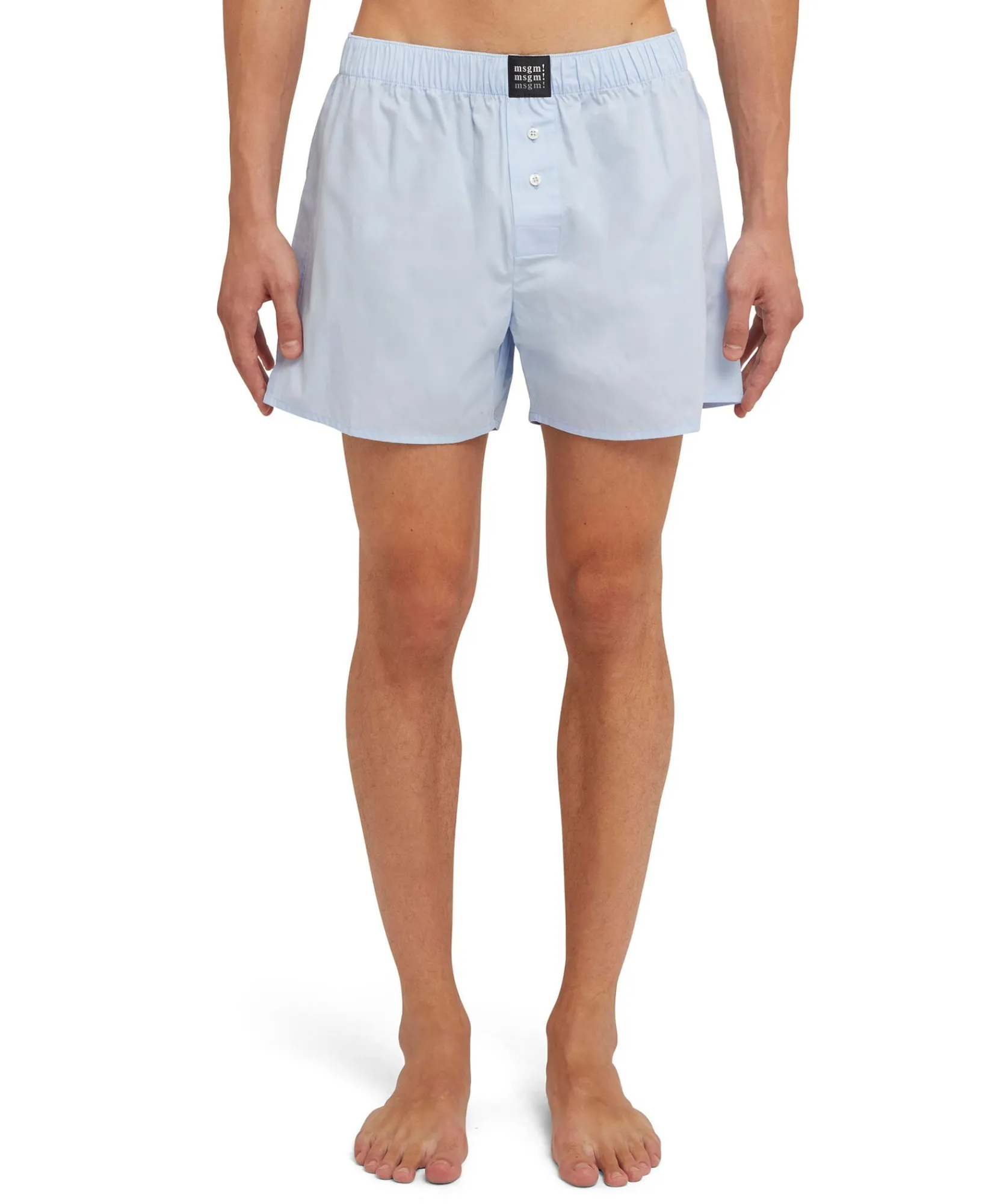 Boxer In Cotone Tina Unita Con Etichetta "!"^MSGM Clearance