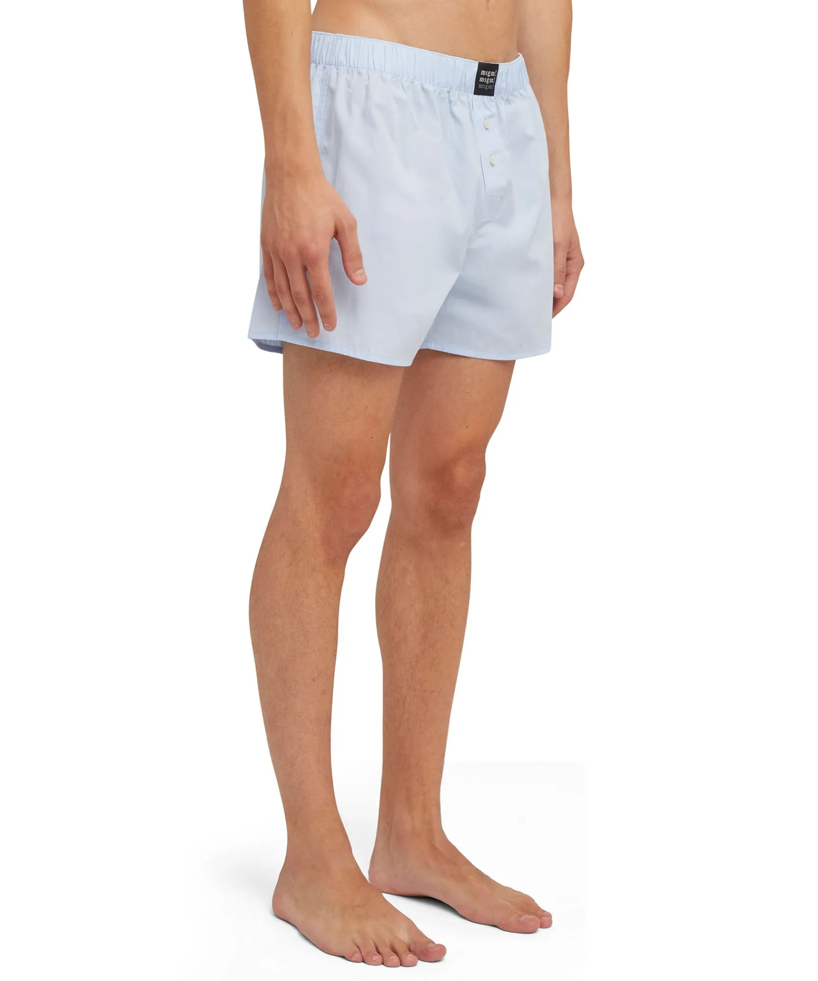 Boxer In Cotone Tina Unita Con Etichetta "!"^MSGM Clearance