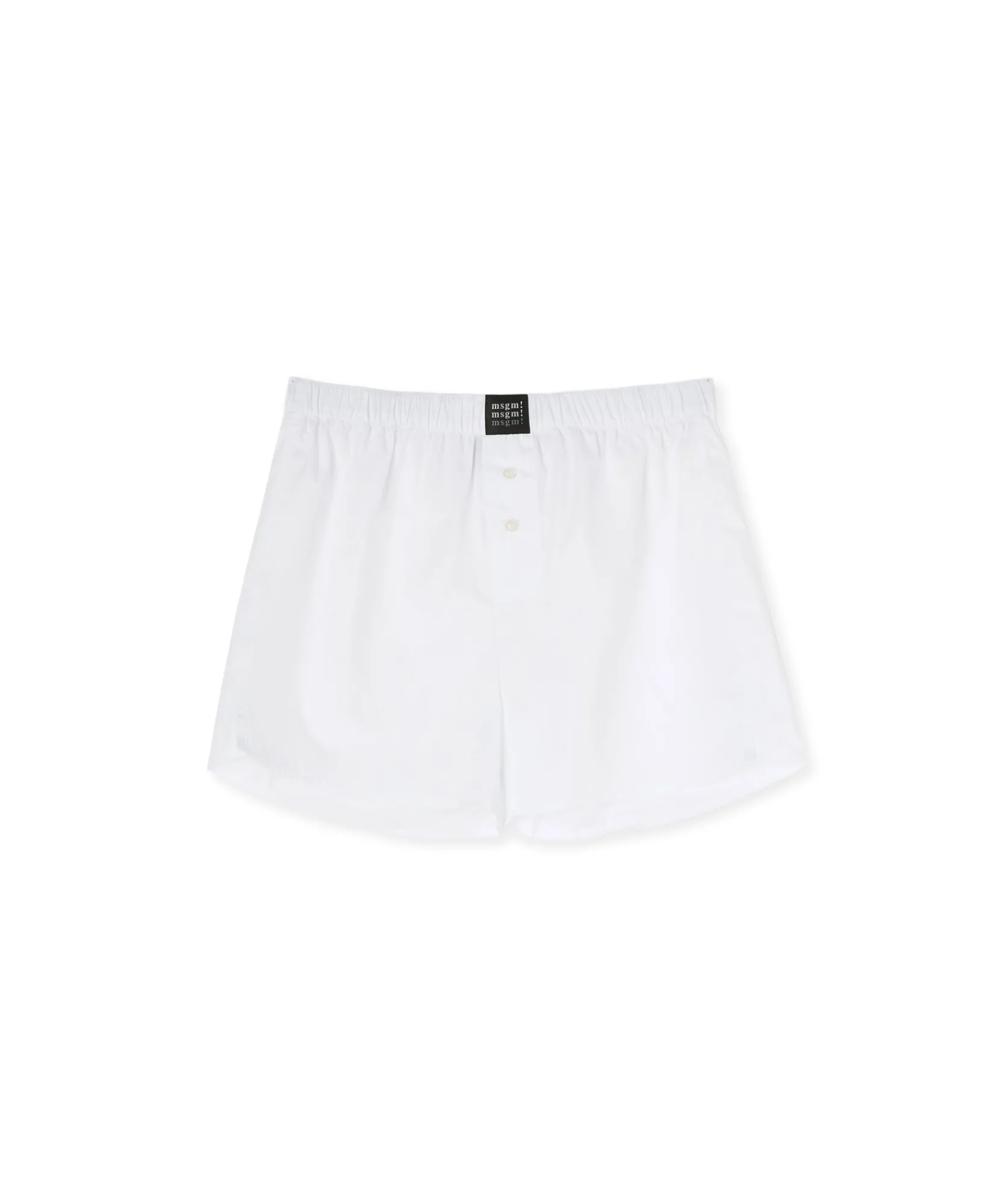 Boxer In Cotone Tina Unita Con Etichetta "!"^MSGM Cheap