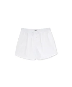 Boxer In Cotone Tinta Unita Con Etichetta "Proibito"^MSGM Fashion