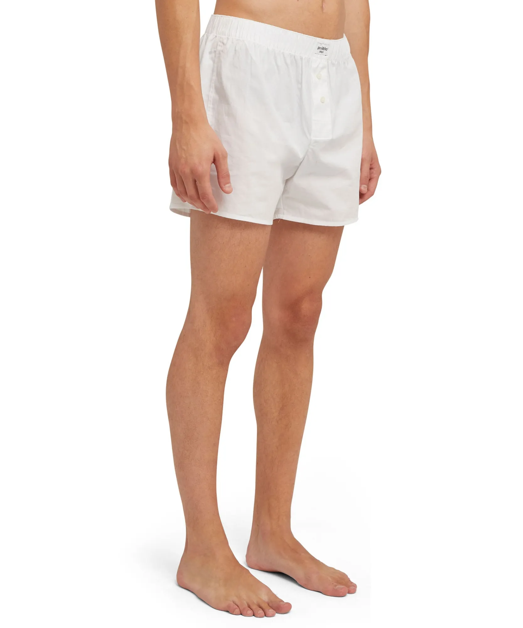 Boxer In Cotone Tinta Unita Con Etichetta "Proibito"^MSGM Fashion