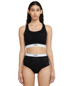Brassiere In Pizzo Con Banda Elastica^MSGM Outlet