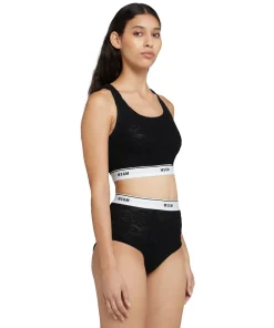 Brassiere In Pizzo Con Banda Elastica^MSGM Outlet