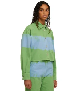 Camicia Crop In Bull Con Lavorazione