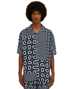 Camicia Fluida In Viscosa Con Stampa "Patchwork Paisley"^MSGM Cheap