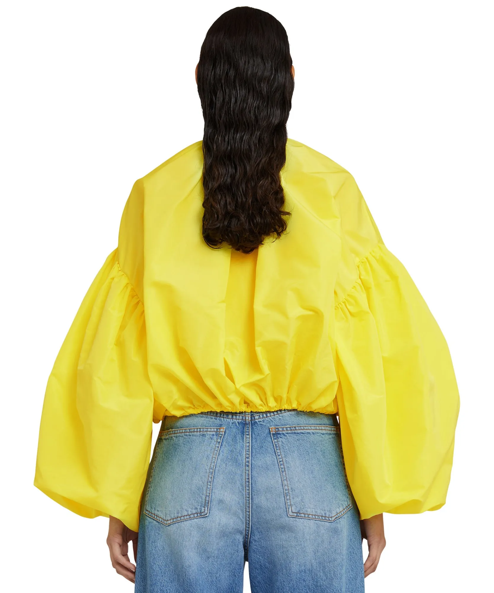 Camicia In Taffeta Con Maniche A Palloncino^MSGM Online