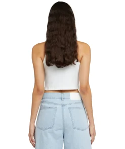 Canotta Crop In Cotone Con Dettagli Gioiello Applicati^MSGM Flash Sale