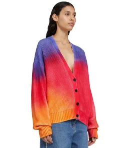 Cardigan In Cotone Tie Dye^MSGM Hot