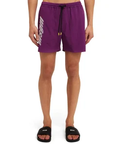 Costume In Nylon Tinta Unita Con Logo ^MSGM Flash Sale