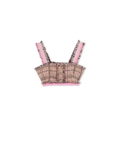 Crop Top In Tweed^MSGM Cheap