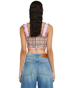 Crop Top In Tweed^MSGM Cheap
