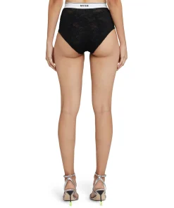Culotte In Pizzo Con Banda Elastica^MSGM Cheap
