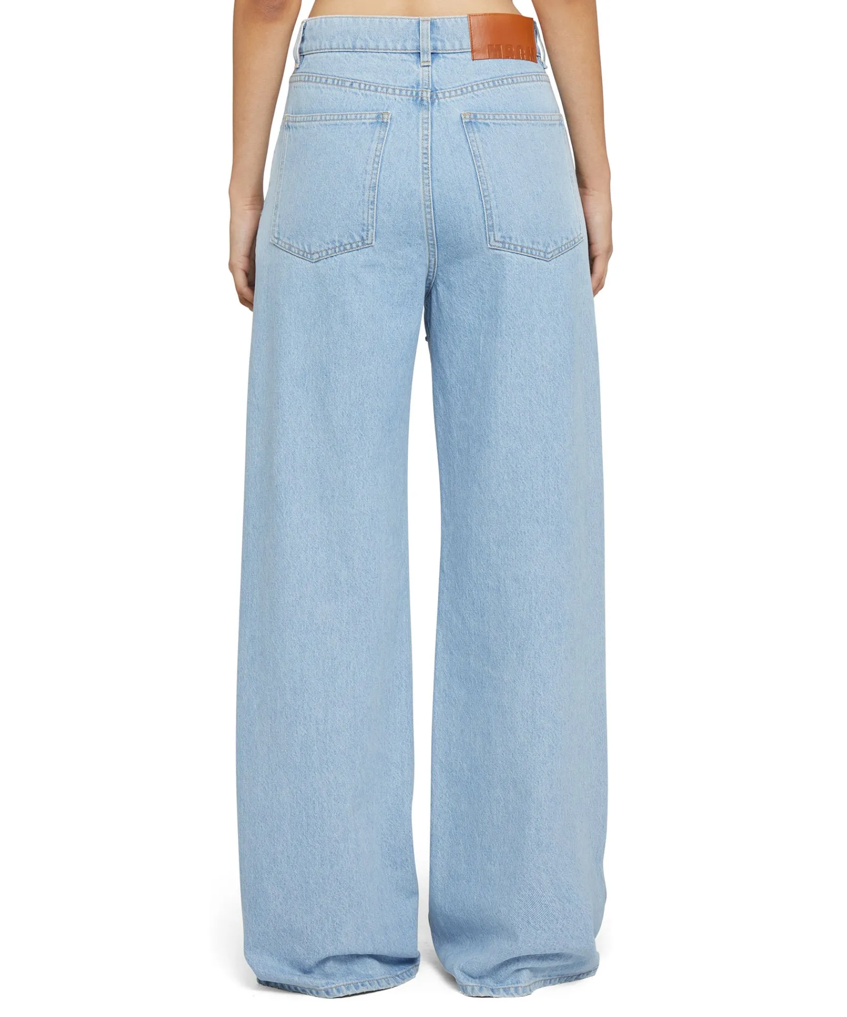 Denim Taglio Straight Con Dettagli Gioiello Applicati^MSGM Sale