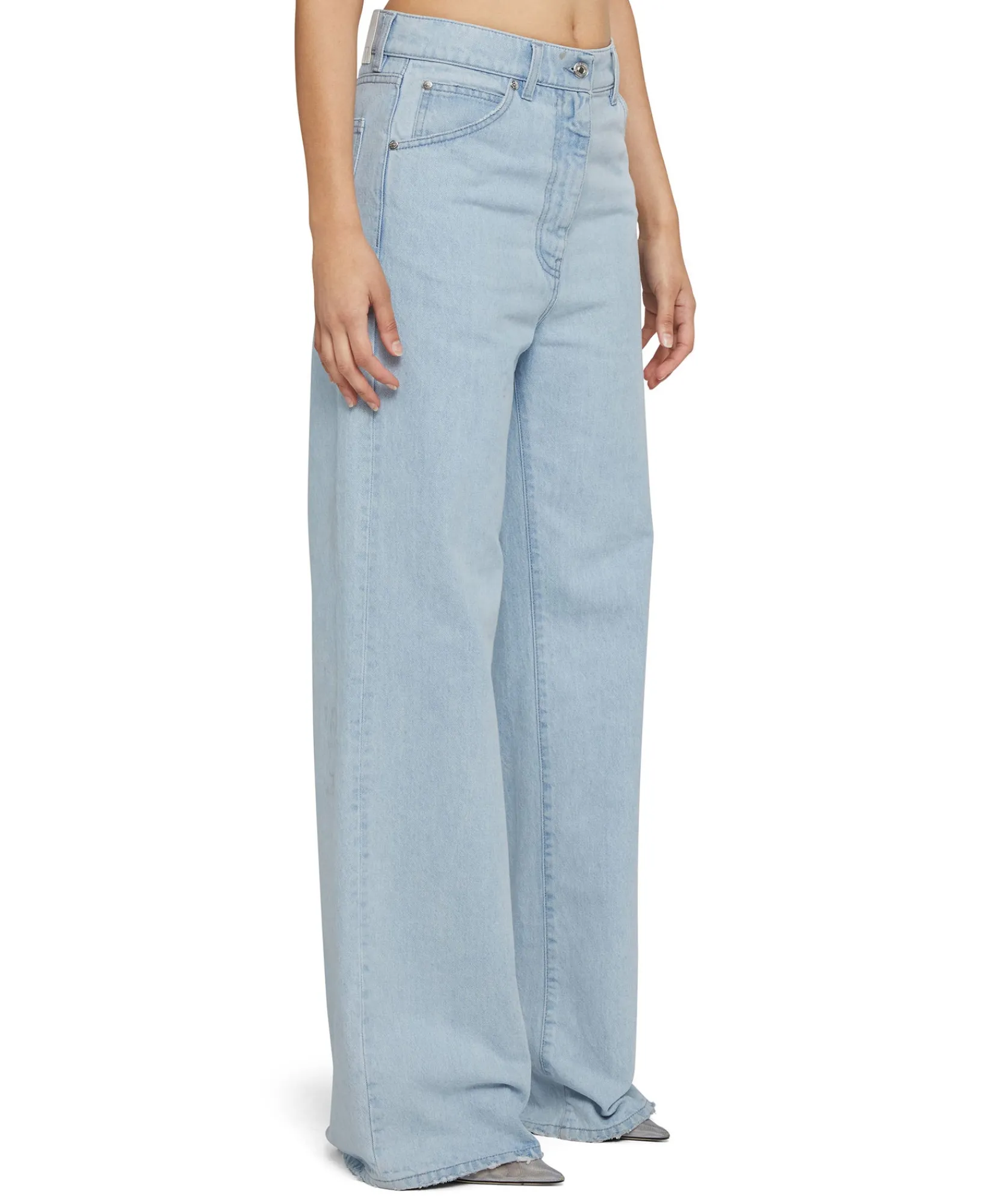Denim Taglio Straight Tinta Unita^MSGM Cheap