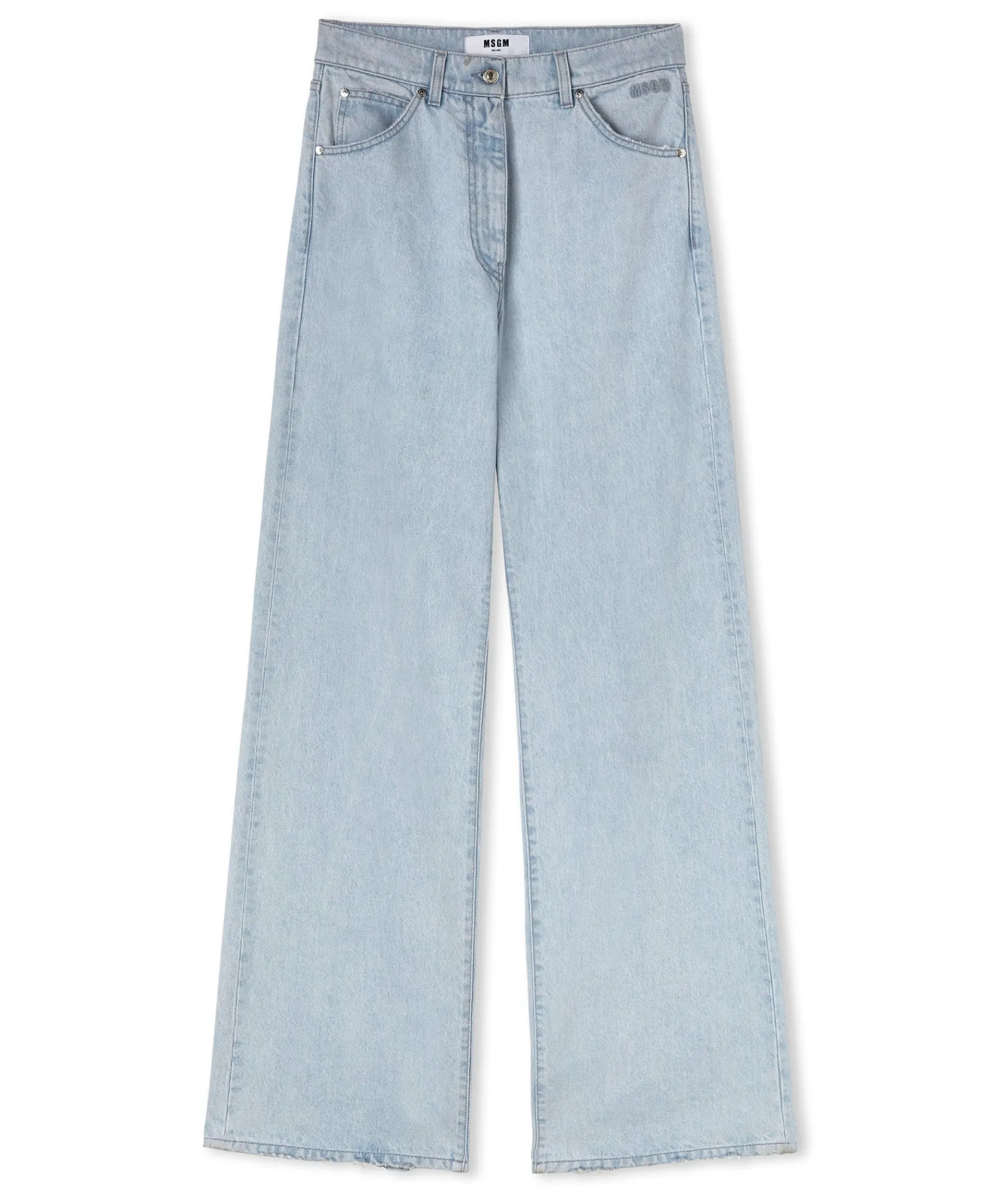 Denim Taglio Straight Tinta Unita^MSGM Cheap