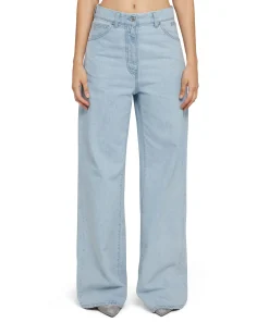 Denim Taglio Straight Tinta Unita^MSGM Cheap