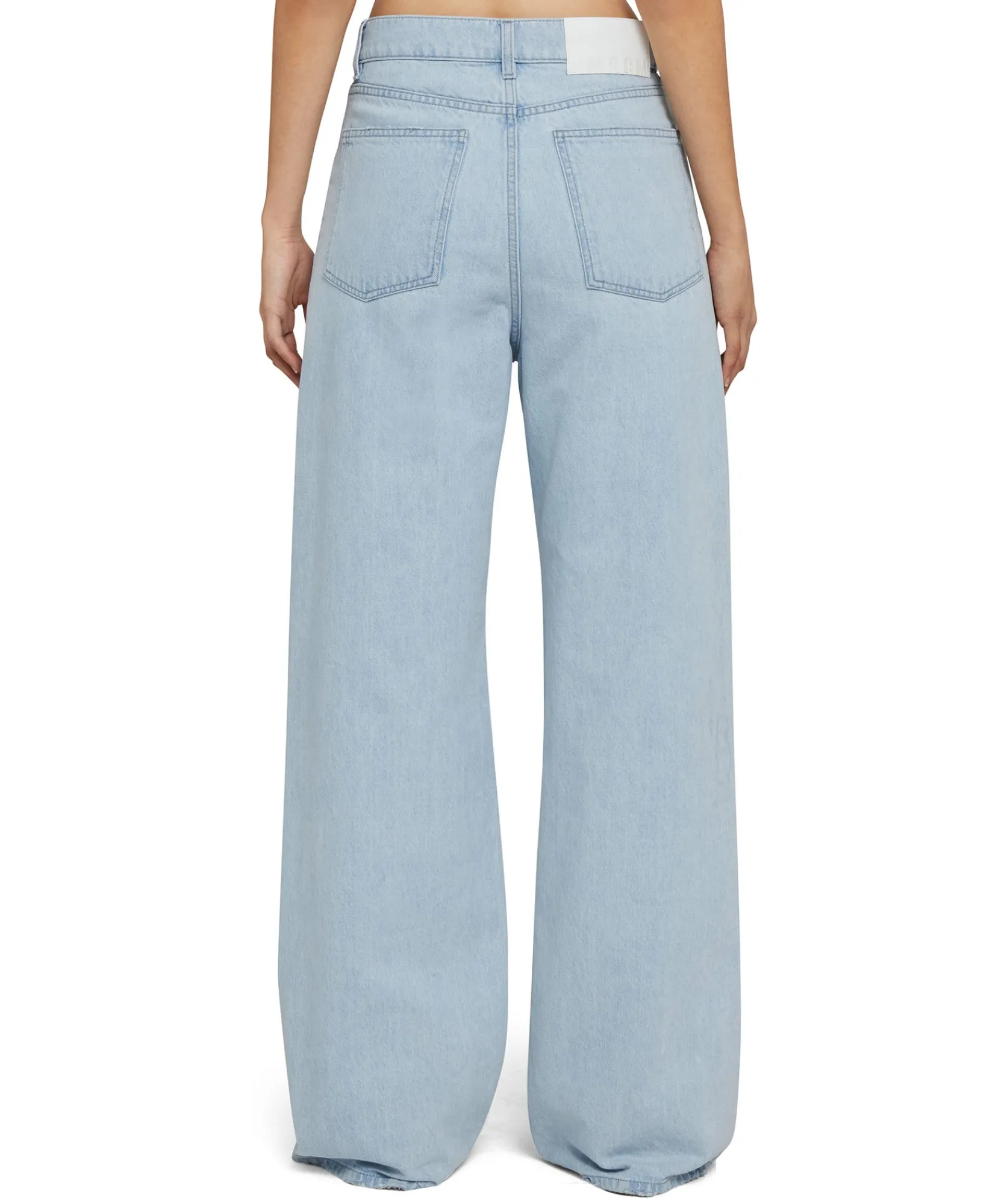 Denim Taglio Straight Tinta Unita^MSGM Cheap