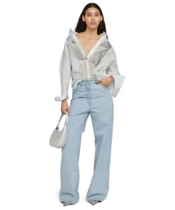 Denim Taglio Straight Tinta Unita^MSGM Cheap