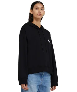 Felpa Con Cappuccio In Cotone Con Logo E Quote^MSGM Fashion