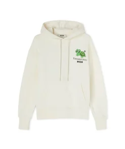 Felpa Con Cappuccio In Cotone Organico Della Capsule Fantastic Gree^MSGM Flash Sale