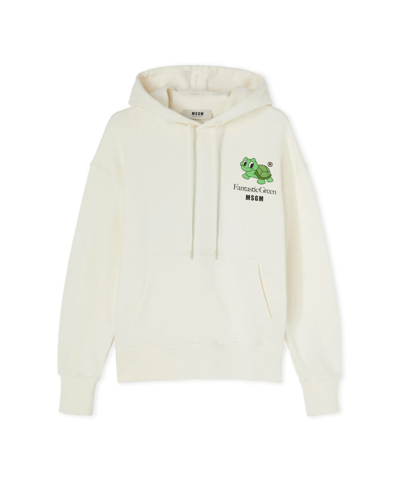 Felpa Con Cappuccio In Cotone Organico Della Capsule Fantastic Gree^MSGM Flash Sale