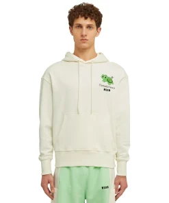 Felpa Con Cappuccio In Cotone Organico Della Capsule Fantastic Gree^MSGM Flash Sale