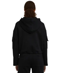 Felpa Con Cappuccio In Cotone E Fondo Con Elastico Regolabile^MSGM Outlet