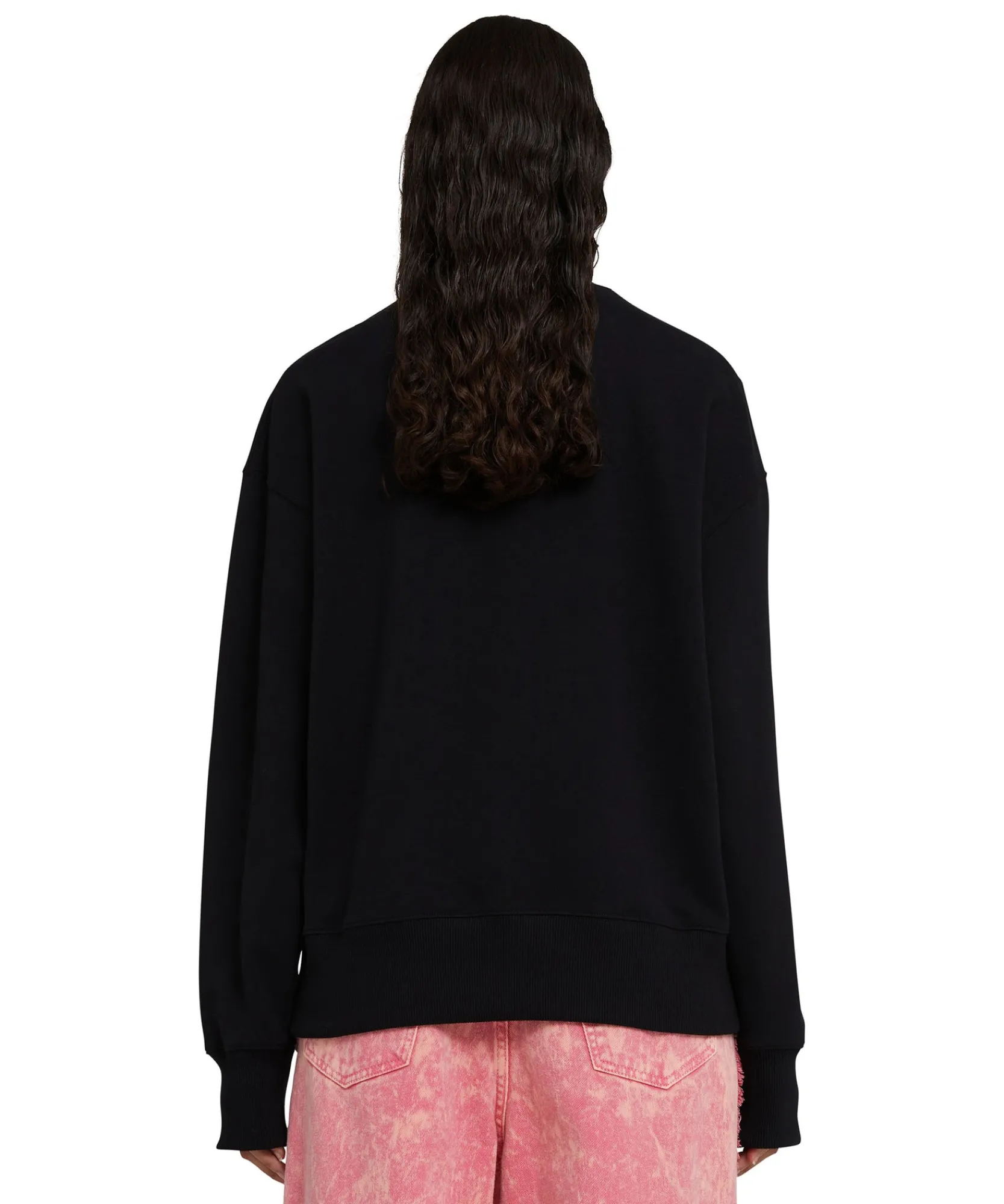 Felpa Girocollo In Cotone Tinta Unita Con Grafica "Club Paradiso"^MSGM Cheap