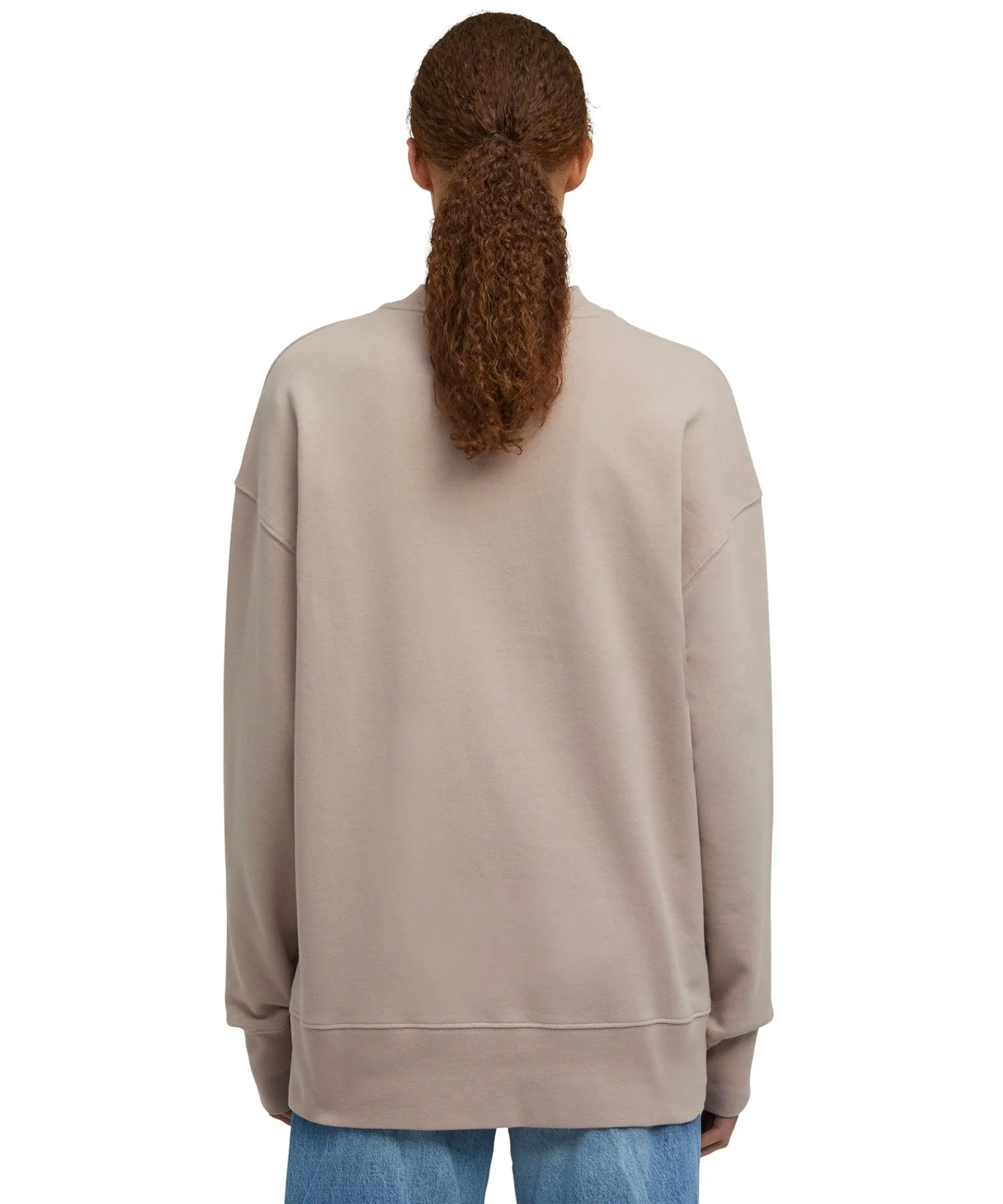 Felpa Girocollo In Cotone Organico Della Capsule Fantastic Green^MSGM Sale