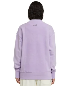 Felpa Girocollo In Cotone Organico Della Capsule Fantastic Green^MSGM Cheap