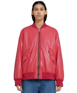 Giacca Bomber In Eco-Nappa^MSGM Online